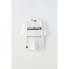 Miniko Kids Erkek Çocuk Minecraft Baskılı Pamuk Tişört