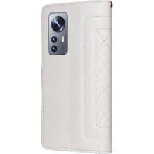 YH Mall Xiaomi 12 Için Flip CASE/12X Darbeye Cüzdan Deri Kılıf Basit Flip (Yurt Dışından)