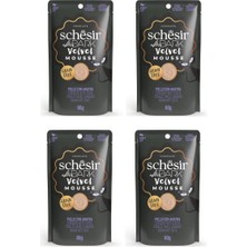 Schesir After Dark Tavuk ve Ördekli Pouch Mousse Kedi Yaş Mama 80 gr x 4 Adet