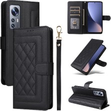 YH Mall Xiaomi 12 Için Flip CASE/12X Darbeye Cüzdan Deri Kılıf Basit Flip (Yurt Dışından)