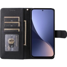 YH Mall Xiaomi 12 Için Flip CASE/12X Darbeye Cüzdan Deri Kılıf Basit Flip (Yurt Dışından)