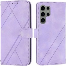 YH Mall Samsung Galaxy S23 Için Ultra Pu Deri Kayış Anti Scratch Kart Durumda (Yurt Dışından)