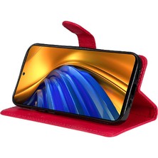 YH Mall Xiaomi Redmi K40S Klasik Düz Renk Için Flip Case Yüksek Kalite Deri (Yurt Dışından)