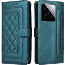 YH Mall Xiaomi 14 5g Için Flip Case Deri Çanta Basit Iş Darbeye Çevir (Yurt Dışından)