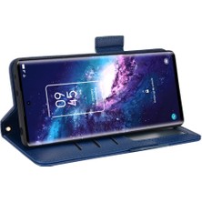 YH Mall Tcl 20 Pro 5g Pu Deri Yan Toka Cüzdan Manyetik Kart Yuvaları Için Kılıf (Yurt Dışından)