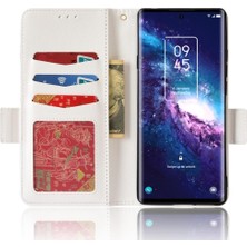 YH Mall Tcl 20 Pro 5g Pu Deri Yan Toka Cüzdan Manyetik Kart Yuvaları Için Kılıf (Yurt Dışından)