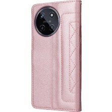 YH Mall Realme 11 4g Deri Kılıf Için Flip Case Darbeye Basit Iş Cüzdan (Yurt Dışından)