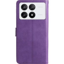 YH Mall Xiaomi Poco X6 Pro 5g Için Flip Case Klasik Düz Renk Yüksek Kaliteli Telefon Kılıfı (Yurt Dışından)