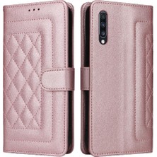 YH Mall Samsung Galaxy A70 Basit Iş Deri Kılıf Için Flip Case Darbeye (Yurt Dışından)