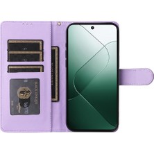 MY Boutique1 Xiaomi 14 5g Için Flip Case Deri Çanta Basit Iş Darbeye Çevir (Yurt Dışından)