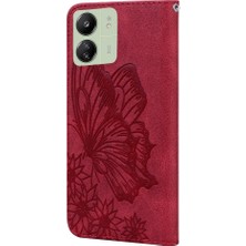 MY Boutique1 Xiaomi Redmi Için Kılıf Card 4g/5g Kart Yuvası Standı ile Flip Case Deri (Yurt Dışından)