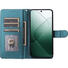 MY Boutique1 Xiaomi 14 5g Için Flip Case Deri Çanta Basit Iş Darbeye Çevir (Yurt Dışından)