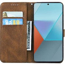 MY Boutique1 Xiaomi 14 Flip Case Deri Cüzdan Kart Yuvası Standı ile Büyük (Yurt Dışından)