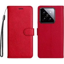 MY Boutique1 Xiaomi 14 Için Flip Case Klasik Düz Renk Yüksek Kaliteli Deri Iş (Yurt Dışından)