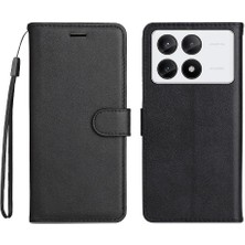 MY Boutique1 Xiaomi Poco X6 Pro 5g Için Flip Case Klasik Düz Renk Yüksek Kaliteli Telefon Kılıfı (Yurt Dışından)