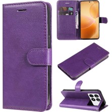 MY Boutique1 Xiaomi Poco X6 Pro 5g Için Flip Case Klasik Düz Renk Yüksek Kaliteli Telefon Kılıfı (Yurt Dışından)