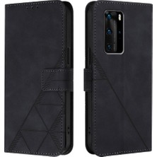 MY Boutique1 Huawei P40 Pro Flip Folio Kitap Koruyucu Kredi Kartı Tutucu Pu (Yurt Dışından)