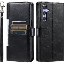 MY Boutique1 Samsung Galaxy A15 Için Flip Case 4g/5g Kickstand 6 Kart Yuvaları Pu Deri (Yurt Dışından)