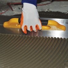 Dekor Seramik Fayans Malası Tarağı 40 cm Kapalı Sap 12X12 Kalın Diş