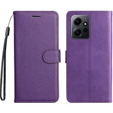 Manyi Mall Xiaomi Redmi Not 12 Için Flip Case 4g Iş Cüzdan Telefon Kılıfı Klasik (Yurt Dışından)