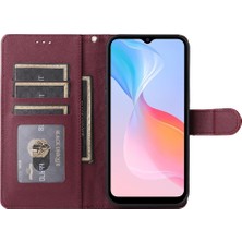 Manyi Mall Vivo Y21 Için Flip CASE/Y33S Basit Iş Flip Kapak Kılıf Cüzdan (Yurt Dışından)