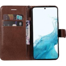 Manyi Mall Samsung Galaxy S23 Artı Yüksek Kaliteli Deri Iş Cüzdan Için Flip Case (Yurt Dışından)