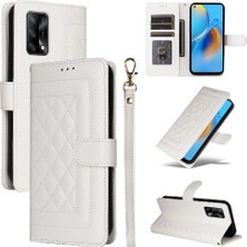 Manyi Mall Oppo F19 Basit Iş Darbeye Dayanıklı Cüzdan Deri Kılıf Için Flip Case (Yurt Dışından)