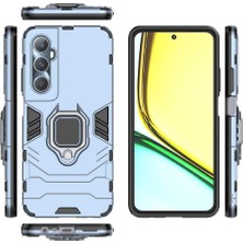 Manyi Mall Realme C65 4g Darbeye Kapak Için Kılıf Kickstand Askeri Damla Koruma (Yurt Dışından)