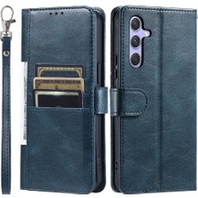 Manyi Mall Samsung Galaxy A05S Cüzdan 6 Kart Yuvaları Için Flip Case Pu Deri Kickstand (Yurt Dışından)