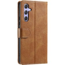 Manyi Mall Samsung Galaxy A15 Için Flip Case 4g/5g Kickstand 6 Kart Yuvaları Pu Deri (Yurt Dışından)