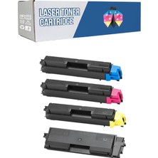 PowPrint Kyocera Ecosys M6526CDN TK-590 Cmyk 1 Set Muadil Toner