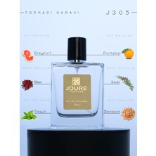 Joure J305 - Cıtrus Taze Baharatlar Odunsu Kokulu 50ML Kalıcı Edp Erkek Parfüm