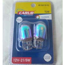 Carub Diadem Park Ampulü T20 WY21/5W 12V Amber Turuncu 2'li Takım