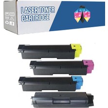 PowPrint  Kyocera TK-580 Cmyk 1 Set  Muadil Toner