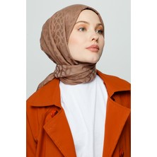 Valor Scarf Mocha Bloom Desen Şal