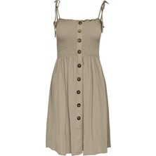 Onlannıka S/l Smock Dress Wvn Noos Taş