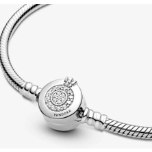 Poseidons Jewellery Moments Işıltılı Taç O Klipsli Bileklik