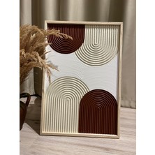 Cıgıl Wood Boho Brown Ahşap Bohem Tablo