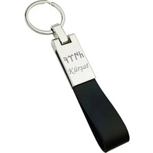 Megame Kişiye Özel Suni Deri Anahtarlık, Logo Baskılı Araç Oto Anahtarlık, Deri Malzeme