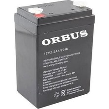 Atex 12 Volt 2.2 Amper Dikey Akü ORBUS-70*46*101 MM-950 Gram