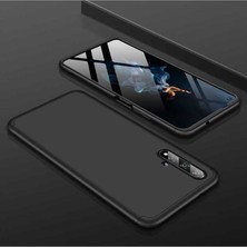 Megafox Teknoloji Huawei Nova 5t Uyumlu Kılıf Ays Kapak, Siyah