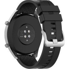 Megafox Teknoloji Xiaomi Mi Watch / Mi Watch Color Uyumlu Kordon Silikon Spor Suya Dayanıklı Kayış, Siyah