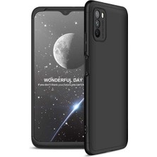 Megafox Teknoloji Xiaomi Poco M3 Uyumlu Kılıf Ays Kapak, Siyah