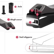 Silver Umbrella Taoye Teemo 1 Adet Siyah Paslanmaz Çelik Tırnak Makası Makinesi Profesyonel Tırnak Giyotin Yüksek Kaliteli Ayak Tırnak Makası Tırnak Araçları (Yurt Dışından)