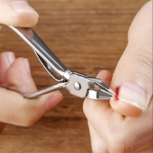Silver Umbrella Profesyonel Ayak Tırnak Sanat Tırnak Eti Makası Clipper Kenar Kesici Manikür Düzeltici Makas Pense Aracı Pedikür Ölü Cilt Sökücü (Yurt Dışından)