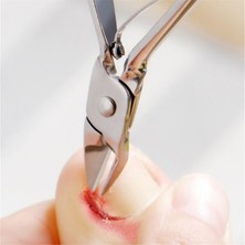 Silver Umbrella Profesyonel Ayak Tırnak Sanat Tırnak Eti Makası Clipper Kenar Kesici Manikür Düzeltici Makas Pense Aracı Pedikür Ölü Cilt Sökücü (Yurt Dışından)