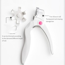 Silver Umbrella Üçlü Kesim Tırnak Makası Düzeltici Manikür Yakalayıcı Ölçümlü (6 Boyut) U Kelime Araçları Yanlış Tırnak Ipuçları Kenar Kesiciler H * (Yurt Dışından)