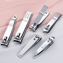 Silver Umbrella 6 Stilleri Paslanmaz Çelik Tırnak Makası Kesici Profesyonel Manikür Düzeltici Pedikür Araçları Klip Yakalayıcı ile Ayak Tırnak Makası (Yurt Dışından)