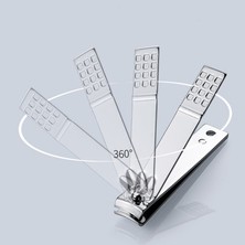 Silver Umbrella 6 Stilleri Paslanmaz Çelik Tırnak Makası Kesici Profesyonel Manikür Düzeltici Pedikür Araçları Klip Yakalayıcı ile Ayak Tırnak Makası (Yurt Dışından)