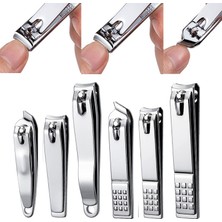 Silver Umbrella 6 Stilleri Paslanmaz Çelik Tırnak Makası Kesici Profesyonel Manikür Düzeltici Pedikür Araçları Klip Yakalayıcı ile Ayak Tırnak Makası (Yurt Dışından)